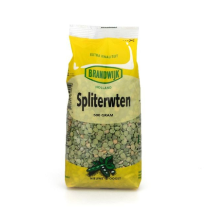 spliterwten groen Brandwijk 500g gedroogde groene spliterwten
