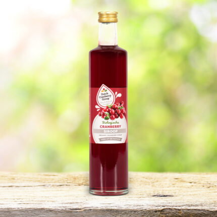 Cranberrysiroop bio Dutch Cranberry 500 ml fles