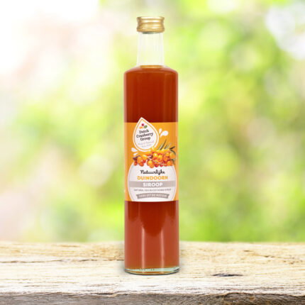 Duindoornsiroop Dutch Cranberry 500 ml fles