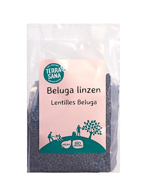 Belugalinzen BIO Terrasana 500g Belugalinzen BIO Terrasana 500g biologische zwarte linzen