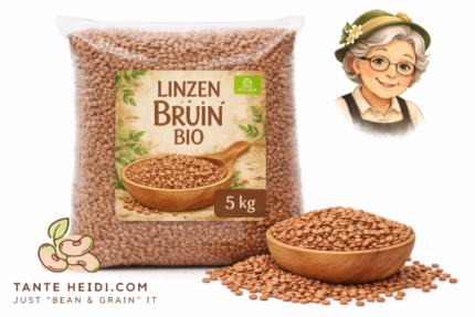 linzen bruin bio 5kg gedroogde linzen peulvruchten tanteheidi