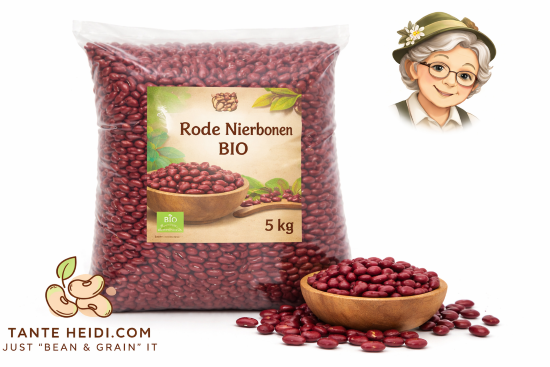 Rode nierbonen BIO 5kg – TanteHeidi rode nierbonen bio 5kg gedroogde peulvruchten tanteheidi