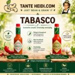 Tabasco Original en Tabasco Knoflook pepersaus 60 ml samen op één afbeelding van Tante Heidi.