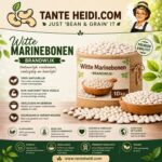 Brandwijk witte marinebonen 10 kg, gedroogde bonen voor soepen, stoofgerechten, salades en maaltijdgerechten.