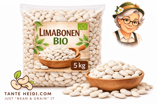 Limabonen BIO 5kg – TanteHeidi limabonen bio 5kg gedroogde bonen peulvruchten tanteheidi