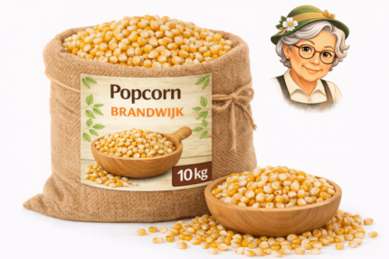 Popcorn 10kg jute zak Brandwijk grootverpakking