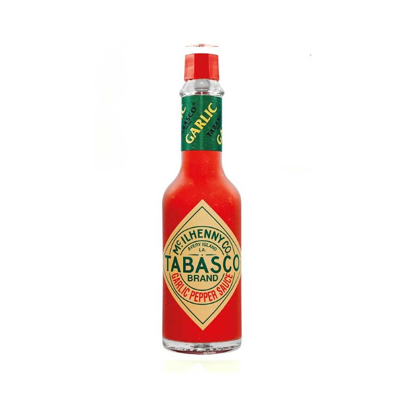 Tabasco knoflook saus 60ml Tabasco knoflook saus 60ml milde pepersaus