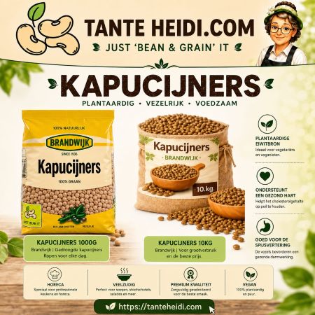 Tante Heidi Assortiment Kapucijners Assortiment kapucijners van Tante Heidi voor smaakvolle en veelzijdige gerechten.