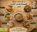 Infographic met toepassingen van wild venkelzaad voor vis, vlees, pasta, groenten, brood en thee.